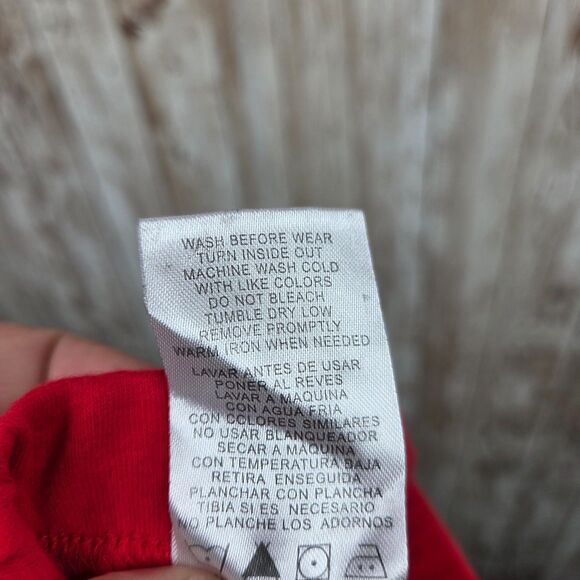 Toddler Kids Red Cotton Jogger Pull-On Pants Size 5 Snug Fit Stretch Elastic GUC - Picture 6 of 7